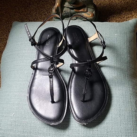MICHAEL Michael Kors Shoes - Michael Kors Strappy Sexy Black Sandals Size 9